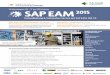 Instandhaltung & Technischer Service mit SAP EAM, … · Kapazitäts- und Einsatzplanung in der Instandhaltung mit SAP Multiresource Scheduling Derorkshop»W »vermittelt»einen»Überblick»des»Planungsszenarios»von»der»kapazitiven»