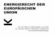 Energierecht der Europäischen Union · 2016-10-18 · Art 101 Abs 3 AEUV ... - Art 102 AEUV - Grund für Missbrauchsverbot - Beispiele - Reifen - Microsoft ... nur das wie (durch