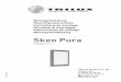 Skeo Pura - · PDF file• Asegúrese de que las líneas estén protegidos contra la sobretensión. • No fije la vista en el rayo. Módulo LED Clase 1. ... • La luminaria Skeo