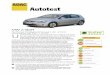 Autotest - ADAC: Allgemeiner Deutscher Automobil-Club · Autotest VW e-Golf Fünftürige Schräghecklimousine der unteren Mittelklasse (85 KW / 115 PS) ber den Golf braucht man kaum