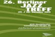 26. Berliner JAZZ TREFF - landesmusikrat-berlin.de · Hermeto Pascoal, Lucas Niggli, div. Sym-phonieorchestern, Streichquartette und Rundfunk Big Bands. Er erhielt diverse Preise