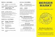 BERGER Festplatz und Fahrgeschäfte öffnen MARKT · Schirmherr Oberbürgermeister Peter Feldmann Stadt Frankfurt am Main - Der Magistrat - Kulturgesellschaft Bergen-Enkheim mbH MONTAG,