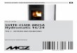 PELLET-OFEN SUITE-CLUB-MUSA Hydromatic 16/24 · Um den Gebrauch des Ofens einfacher zu gestalten, liefert MCZ den Timer 1 schon mit den voreingestellten Zeitplänen und Temperaturen