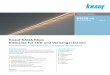 Knauf SAGA Klips Elemente für LED und Vorhangschienen · Verschraubung in die Unterkonstruktion mit drei Knauf Schnellbauschrauben TN 3,5mm x 25mm je Elementbreite und CD-Profil