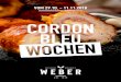 CORDON BLEU - metzger-weber.ch · CORDON BLEU Freuen Sie sich, die himmlische Liason zwischen Fleisch, Käse und Paniermehl auf 16 verschiedene Arten neu zu entdecken. Von leicht