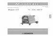 Migger 210 3~ 230 / 400 V - Kewell Schweißtechnik GmbH · Volldrähte werden generell mit + Pol und Fülldrähte mit - Pol am Brenner geschweißt. Die empfohlene Polung von der Packung