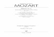 MOZART - .Stuttgarter Mozart Ausgaben Urtext Partitur/Full score Wolfgang Amadeus MOZART Carus 40.618