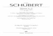 SCHUBE Franz RT - carusmedia.com · As in the Kyrie, Schubert divides the Gloria into three parts: the ﬁ rst and third parts are directly related to one another and enclose a central