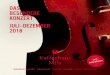 DAS BESONDERE KONZERT JULI–DEZEMBER 2018 · zum Mitnehmen. KAFFEEHAUS MILA ... dem Piano und dem Akkordeon ... Stücke von A. Piazzolla, F. Canaro, J. Vítores, u.a., werden auf