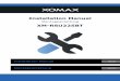 Installation Manual - cdn. XOMAX XM-RSU225BT Installation Manual Montageanleitung ENGLISH DEUTSCH