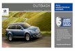 outback 2013 02 26 - subaru.de · Mit der Fünffach-Garantie* bietet Subaru ein umfassendes Paket für jeden neuen Outback: 5 Jahre Garantie* bis 160.000 km, 12 Jahre Garantie gegen