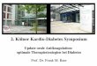 2. Kölner Kardio-Diabetes Symposium · Kölner Kardio-Diabetes Symposium Update orale Antikoagulation: optimale Therapiestrategien bei Diabetes Prof. Dr. Frank M. Baer ... Prasugrel