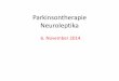 Parkinsontherapie Neuroleptika · Häufigkeit des idiopathischen Parkinson-Syndroms Das durchschnittliche Erkrankungsalter liegt zwischen 50 und 60 Jahren. Morbus Parkinson beginnt