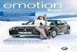 emotion - silvia-lanzerath.de · Winterwunder. Katarina Witt testet die BMW X Modelle auf schnee und eis BMW emotion 4/2010 freude am fahren Bonn emotion Das Kundenmagazin Ihrer BMW
