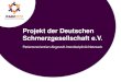 Projekt der Deutschen Schmerzgesellschaft e.V. · 4 Zielstellung von PAIN2020 Verbesserung der Versorgungsqualität und Versorgungseffizienz für Patienten mit Risikofaktoren für