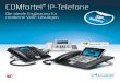 IP-TELEFONE IP-TELEFONE COMfortel IP-Telefone IP-Telefone ... SIP-Standard unterst¼tzen, verbreiten