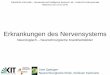 Erkrankungen des Nervensystems - KIT - HISHumanoids and …his.anthropomatik.kit.edu/Teaching/VorlesungGehirn/VL... · 2016-02-16 · 19.3.4 Zytomegalie-Virus-Infektion (CMV) 473