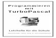 Programmieren mit TurboPascal - computerbildung.de · Programmieren mit TurboPascal Lehrhefte für die Schule Diplominformatiker Volkmar Heinig