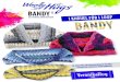 BANDY |cotton katoen | cotone Lauflänge 210m/100g COLOR Hugs/Anleitungsflyer_Woolly-Hugs... · Material: 100 g „Woolly Hugs – xxxx (100% Baumwolle, LL = 210 m/100 g) von Langendorf