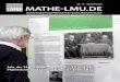 Nr. 19 – JaNUar 2009 Mathe-LMUfmwus/download/ausgabe19.pdf · 3 Liebe Leserinnen und Leser, Impressum mathe-lmu.de Herausgeber Förderverein Mathematik in Wirtschaft, Universität