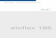 eloflex 185 - Intelligentes Pflegebett für häusliche ... · 6 2. Reinigung, Pflege und Desinfektion Die einzelnen Bettelemente bestehen aus erstklassigen Materi-alien. Die Oberflächen