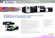 MH240 SERIE – Industrie Thermotransfer Barcodedrucker ... · 276 mm (B) x 326 mm (H) x 502 mm (T) ... TSC ® ist ein ... Für weitere Informationen wenden Sie sich bitte an TSC