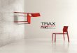 TRAX ist die idea-le Lösung, um in den unterschiedlichsten Umgebungen im Wohnbe-reich, in Gewerbebereichen und in großen architektonischen Räum-en ein Design anzubieten, das Charakter