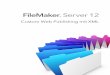 FileMaker Server 12 · Urheberrechtshinweise finden Sie im entsprechenden Dokument, das mit der Software geliefert wurde. Die Erwähnung Die Erwähnung von Produkten und URLs …