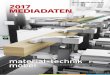 2017 MEDIADATEN · material+technik möbel zählt zu den führenden, internationalen Fachzeitschriften für die Möbel- und Ein-richtungsindustrie sowie für den Innenausbau