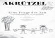akrÜtzel - akruetzel.de · 2 inhalt Editorial AKRÜTZEL – gegründet 1990 und herausgegeben von den Studentenräten der FSU und FH – erscheint während der Vorlesungszeit alle