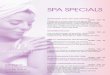 SPA SPECIALS - lapalmaaulac.com · BERUHIGENDE AFTER- SUN GESICHTSPFLEGE 60 Min. CHF 95 Pflegende und beruhigende Reinigung der sonnenstrapazierten Haut. Feuchtigkeitsspendende