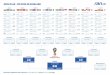 SPIELPLAN - WM 2018 IN RUSSLAND - .GRUPPE A GRUPPE B GRUPPE C GRUPPE D GRUPPE E GRUPPE F GRUPPE G