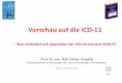 Vorschau auf die ICD-11 - suchthilfe.de · Vorschau auf die ICD-11 –Was verändert sich gegenüber der ICD-10 und dem DSM-5? Prof. Dr. em. Rolf-Dieter Stieglitz (ehemals Fakultät