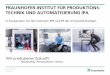 FRAUNHOFER-INSTITUT FÜR PRODUKTIONS- TECHNIK UND ... · © Fraunhofer 15.10.2018, Folie 1 in Kooperation mit den Instituten EEP und IFF der Universität Stuttgart FRAUNHOFER-INSTITUT