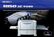 Technische Daten RISO SE9380 Rationalisieren Sie Ihre ... · Rationalisieren Sie Ihre Arbeit mit revolutionärer Druckgeschwindigkeit. 1 FARBEN-DRUCK RISO-Logo, und sind registrierte