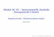 Modul AC IV – Instrumentelle Analytik Anorganische Chemie · Abschätzung des Diamagnetismus mit Hilfe von Pascal-Konstanten (additativ) Bestimmung der diamagnetischen Suszeptibilität