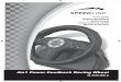 4in1 Power Feedback Racing Wheel - · PDF fileDE GB FR ES IT Einleitung Vielen Dank für den Kauf des 4in1 Power Feedback Racing Wheel. Das multikompati-ble Lenkrad wurde speziell