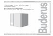 Montage- und Wartungs- anweisungdocuments.buderus.com/download/pdf/file/72072800.pdf · (digital) 3.4.3 Regelgeräteanschluss Brücke entfernen und Regelgerät an der Klemmen-leiste