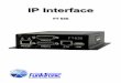 IP Interface - lifeissimple.de · ft636 (04.05.2009) - 3 - Kompetent für Elektroniksysteme Allgemeine Eigenschaften Das FT636 IP Interface wird eingesetzt, wenn ein Funkgerät abgesetzt