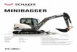 MINIBAGGER - mann-magar.de 35-2.pdf · Fahrgeschwindigkeit, vor- und rückwärts 0 – 2,4 / 4,2 km/h MOTOR Hersteller, Fabrikat Kubota, D1803 M-DI, EU-Stufe IIIA Typ 3 Zylinder Dieselmotor
