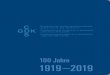 100 Jahre 1919 2019 - gdk-cds.ch · Daniel Höchli – Direktor CURAVIVA Schweiz. 9. 11. 12 ie «Trente glorieuses», mit denen das rund dreissig Jahre anhaltende starke Wirtschaftswachstum