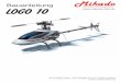 Bauanleitung LOGO 10 - mikado-heli.de · Achtung, betreiben Sie den Helikopter nur im Freien und in sicherem Abstand zu anderen Menschen. Achtung, beim Einstellen 10 m Sicherheitsabstand