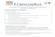 Francoplus - dd. Berufemesse am RoRo (24. Januar 2012) Kurz vor der Neuauflage der Berufemesse am