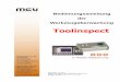 Toolinspect - MCU GmbH & Co. KG · Bedienungsanleitung der Werkzeugüberwachung Toolinspect Maierhöfen, 01.2014 Dieses Dokument dient lediglich zur Information. Technische Änderungen