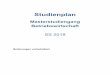 Masterstudiengang Betriebswirtschaft .Studienplan - Master Betriebswirtschaft â€“SS 2018 4 Das Thema