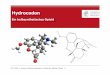 Ein halbsynthetisches Opioid - chemie.tu-darmstadt.de · Ihr Ziel: Codein-Derivate synthetisieren, um dadurch die Strukturaufklärung zu erleichtern -> keine NMR-Spektroskopie Säureempfindlichkeit