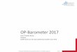 OP-Barometer 2017 - frankfurt-university.de · OP-Barometer 2017 Beteiligung Fragebögen gesamt 1.956 Fragebögen bewertet 1.932 plus 12% davon OP-Pflege 826 43,60% Anästhesie-Pflege