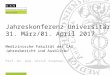 Jahreskonferenz Universitäre Medizin 31. März/01. April 2017Kommunikation... · From Composite Materials to Biomagnetic Diagnostics SFB 1266 - Scales of Transformation ( PhilFak