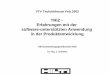 TRIZ - Erfahrungen mit der software-unterstützten ... Technikforum sw.pdf · QFD FMEA TRI-Solver Tech Optimizer TRIZ Welt der Entwicklungsmethoden. Entwicklungsprozess in R+D Projekten