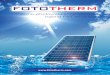 Thermo-photovoltaische Module hybrid PVT modules · Das thermo-photovoltaische Modul FOTOTHERM ... das im Boiler und/oder um Rücklauf der Strahlenanlage enthalten ist. Falls die